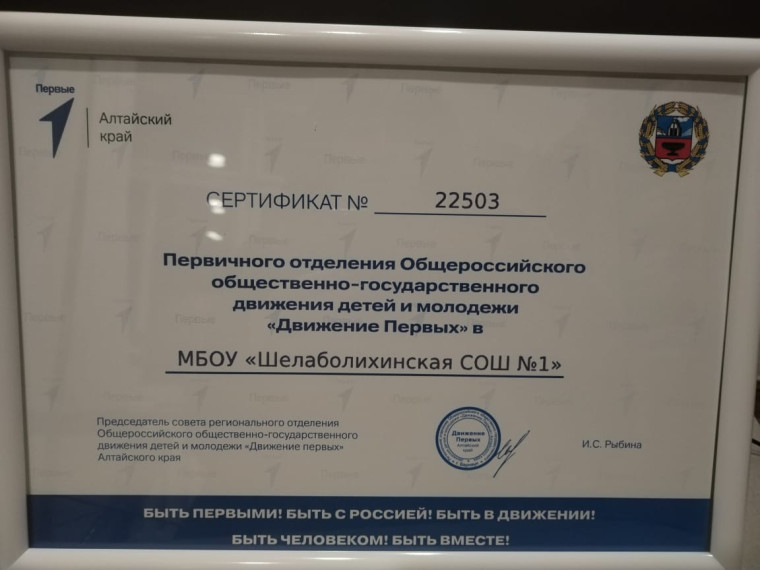 "Движение первых" в нашей школе - возможность детям и взрослым проявить себя!.
