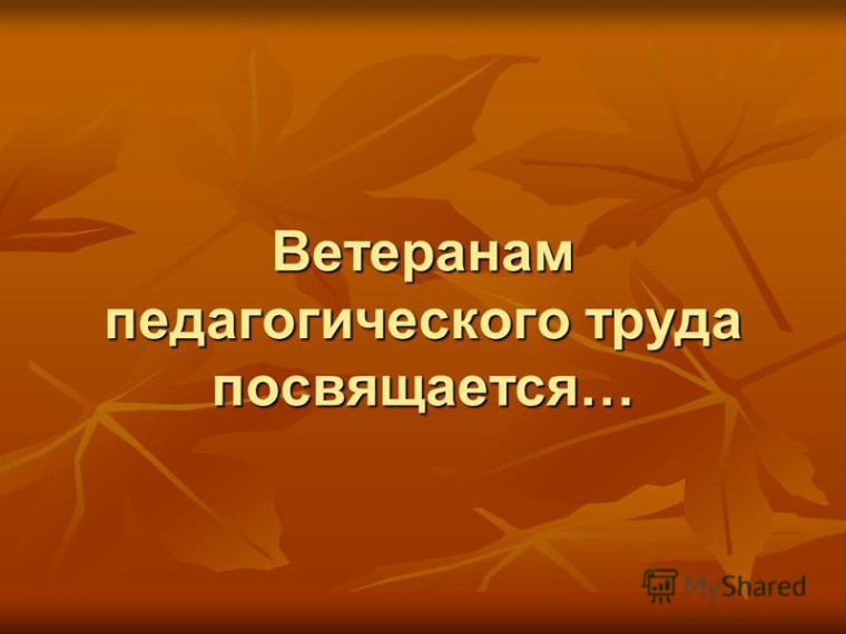Школьная осенняя акция "Помоги ветерану"..