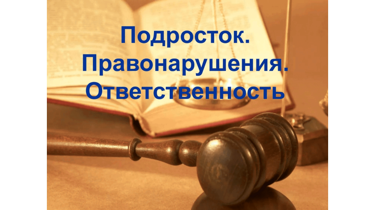 Профилактическая беседа в школе "Закон. Ответственность".